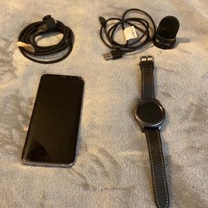 Samsung Galaxy S8 and Samsung Activity Watch